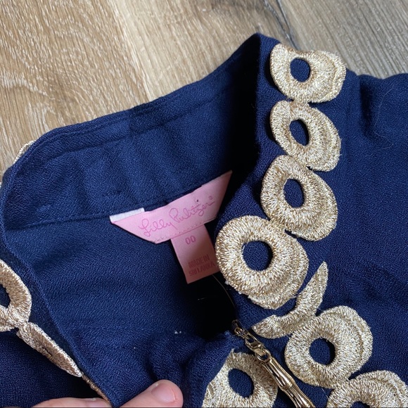 NWT Lilly Pulitzer Navy Blue Jane Shift Dress - Picture 6 of 10